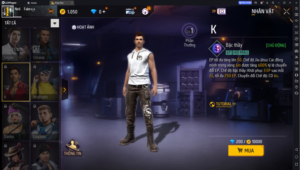 Garena Free Fire: Tier List/ Bảng Xếp Hạng Nhân Vật mới nhất