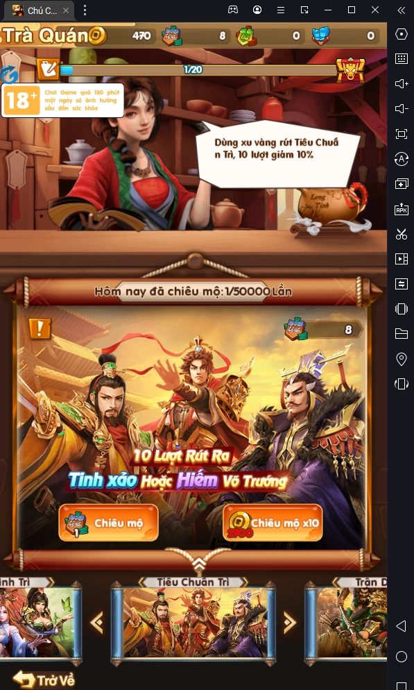 『HƯỚNG DẪN』Chủ Công Xung Xung Xung: Hướng Dẫn Cách Chơi Chuẩn Đầu Game