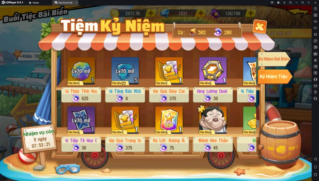 『HƯỚNG DẪN』One Punch Man The Strongest: Hướng Dẫn Sự Kiện Tiệc Bãi Biển Mừng Sinh Nhật Năm 2