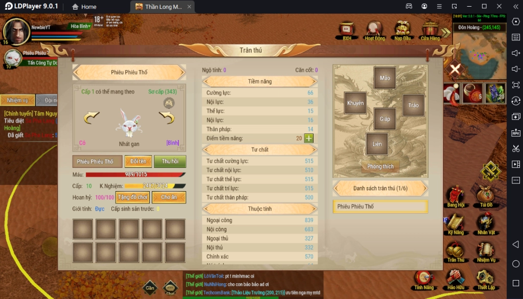 Thần Long Mobile: Hướng Dẫn Tân Thủ Cách Chơi Chuẩn Giai Đoạn Đầu