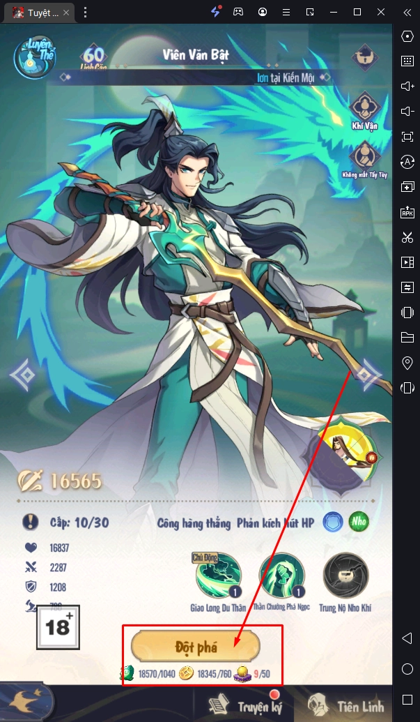 『HƯỚNG DẪN』Tuyệt Thế Cửu Thiên -&nbsp; Cách Nâng Cấp Tiên Linh Bá Đạo