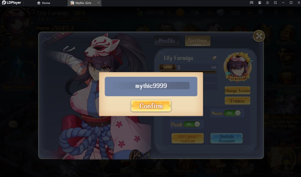 Mythic Girls (Global) แจก Giftcode (5 โค้ด) รับของรางวัลใหม่มากมาย พร้อมวิธีกรอกบน LDPlayer9