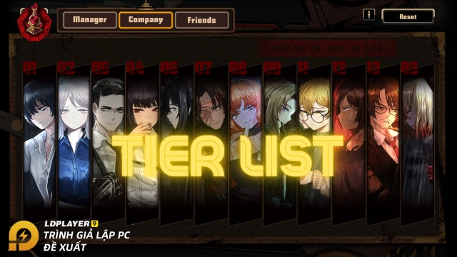 『HƯỚNG DẪN』Bảng xếp hạng nhân vật + E.G.O / Tier list LIMBUS COMPANY
