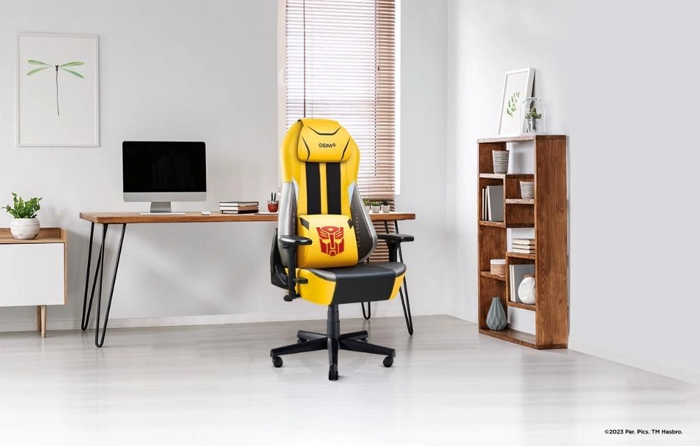 野獸現身 OSIM 攜手變形金剛 雙強聯名再現經典 會按摩的電競椅