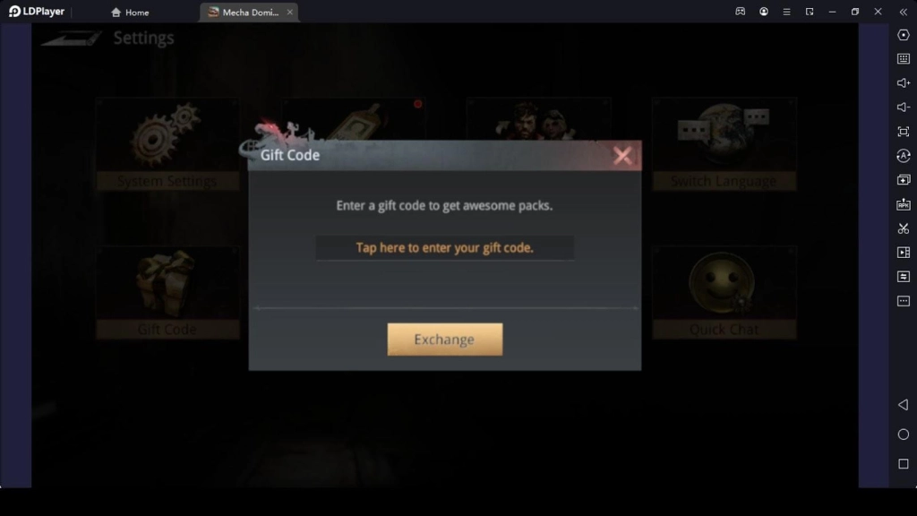 Using Mecha Domination: Rampage Codes