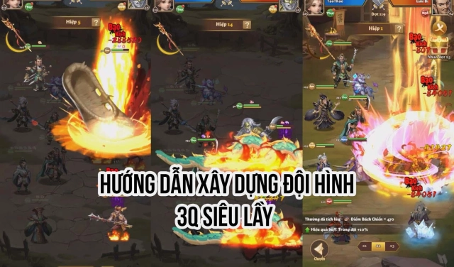 『HƯỚNG DẪN』Xây dựng đội hình chỉn chu trong 3Q Siêu Lầy