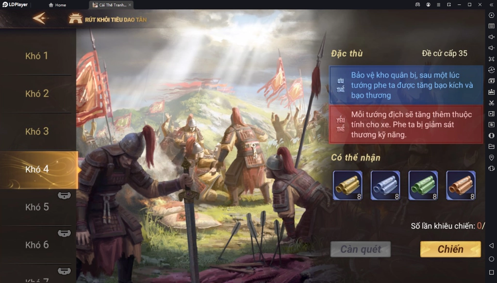 『HƯỚNG DẪN』 Cái Thế Tranh Hùng : Hướng dẫn nâng cấp tướng