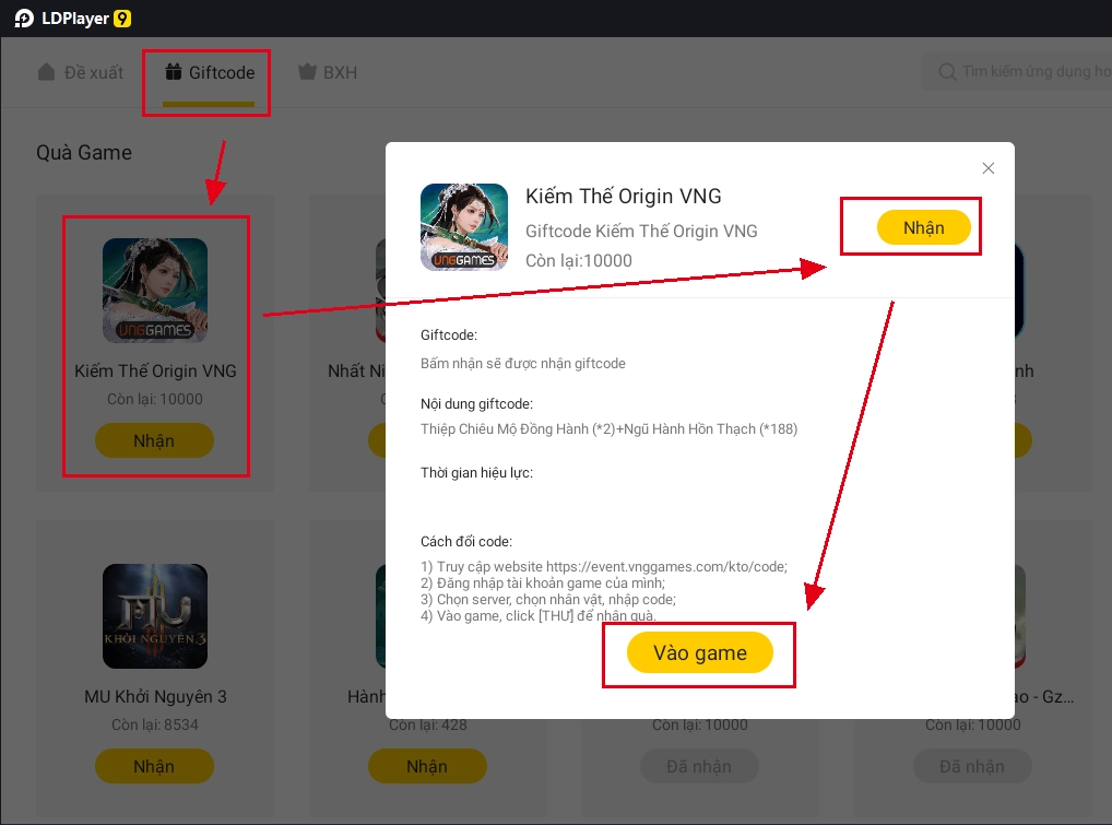 『GIFTCODE』Kiếm Thế Origin: Code mới nhất và cách nhập code tân thủ