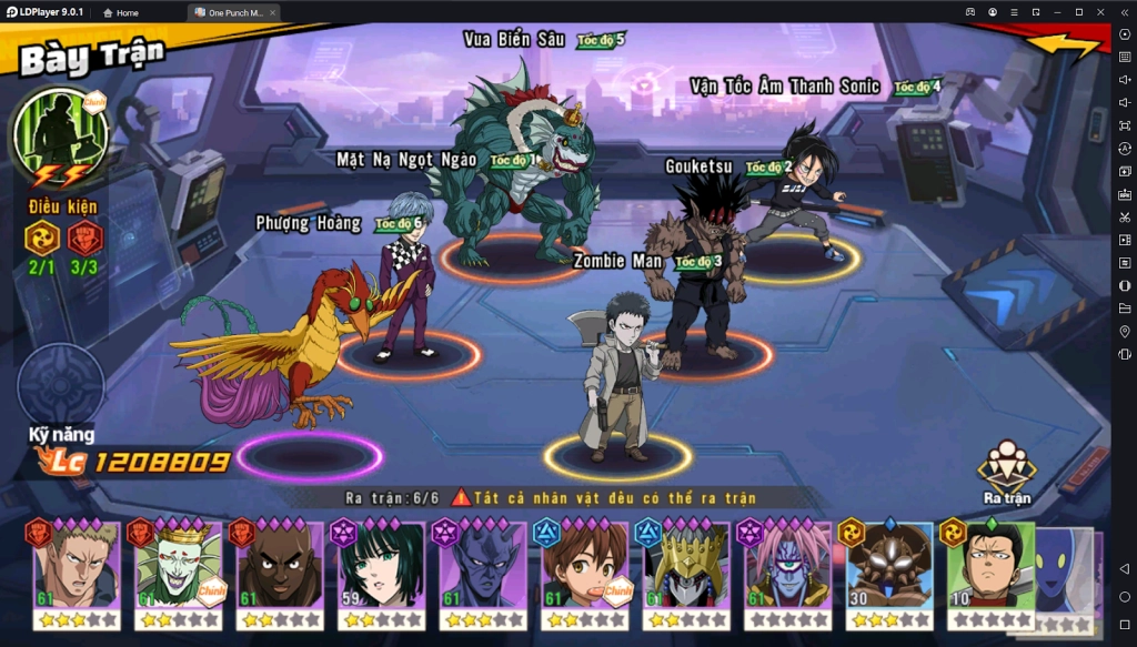 『HƯỚNG DẪN』One Punch Man The Strongest: Hướng Dẫn Build Và Sử Dụng Vua Biển Sâu SSR+
