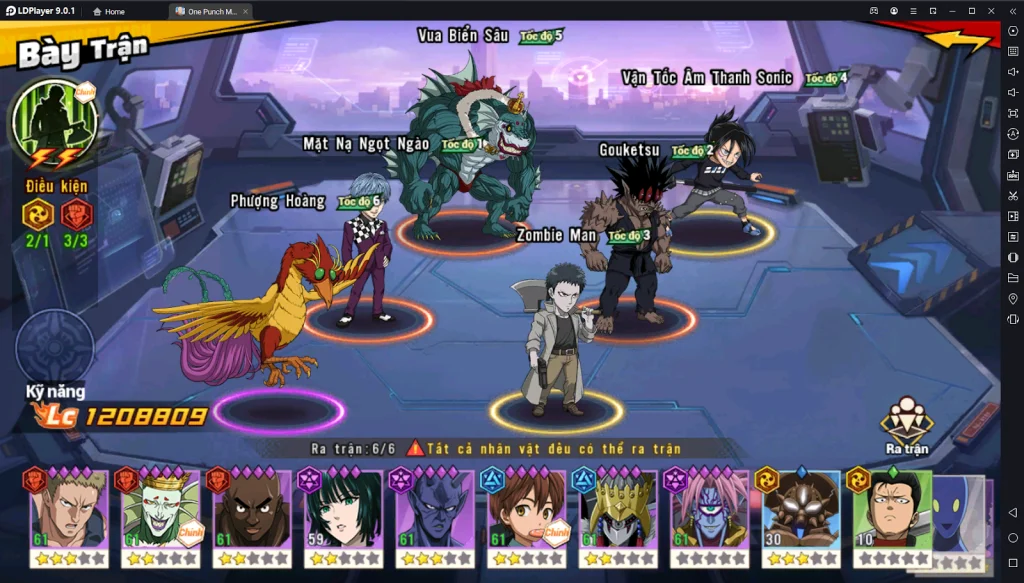 『HƯỚNG DẪN』One Punch Man The Strongest: Hướng Dẫn Build Và Sử Dụng Vua Biển Sâu SSR+