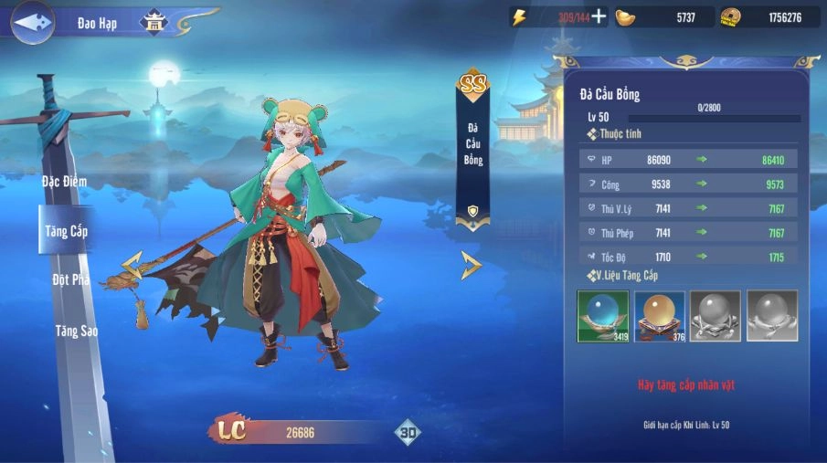 『HƯỚNG DẪN』Cách tăng lực chiến nhanh cho tân thủ Âm Dương Giới mobile