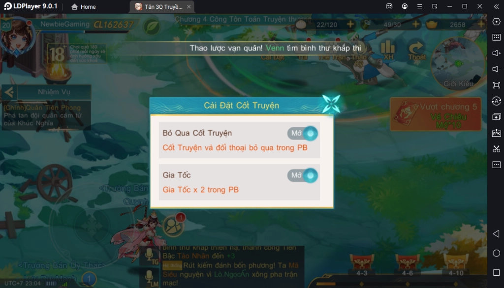 『HƯỚNG DẪN』Tân 3Q Truyền Kỳ: Hướng Dẫn Tân Thủ Chơi Chuẩn Giai Đoạn Đầu