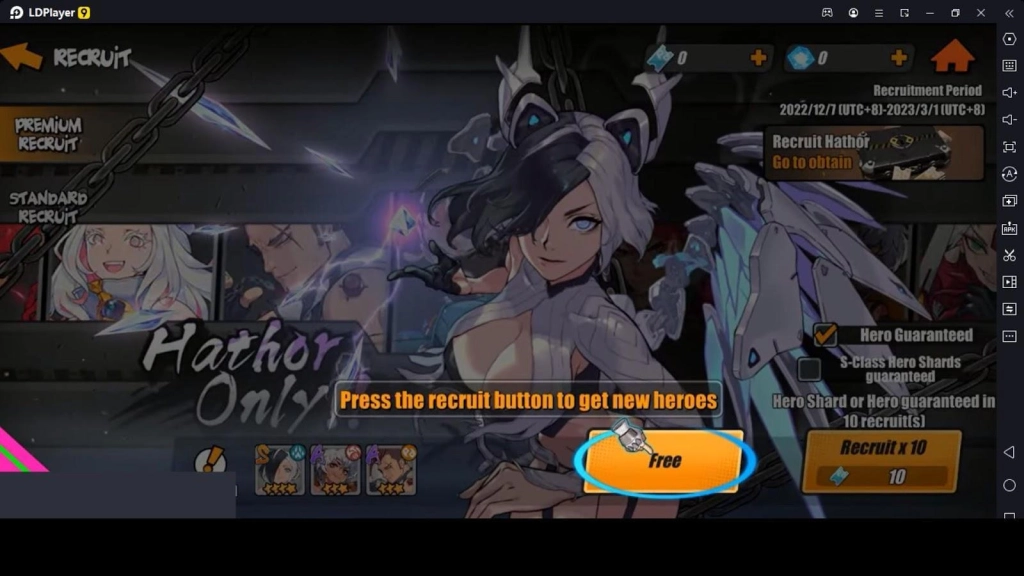 Recrutez les meilleurs héros