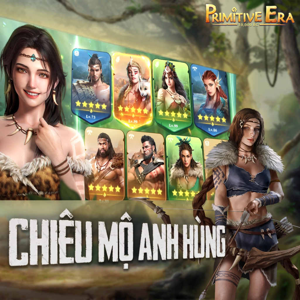 『GAME MỚI』 PRIMITIVE ERA FUNTAP CHÍNH THỨC KHAI MỞ ĐĂNG KÝ TRƯỚC