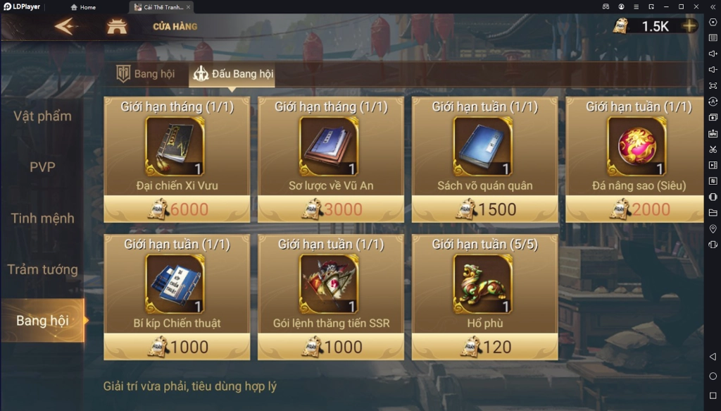 『HƯỚNG DẪN』 Cái Thế Tranh Hùng : Hướng dẫn nâng cấp tướng