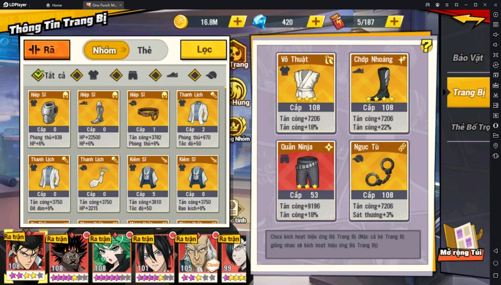 『HƯỚNG DẪN』Chi Tiết Metal Bat SSR+ One Punch Man The Strongest & cách tải game trên PC