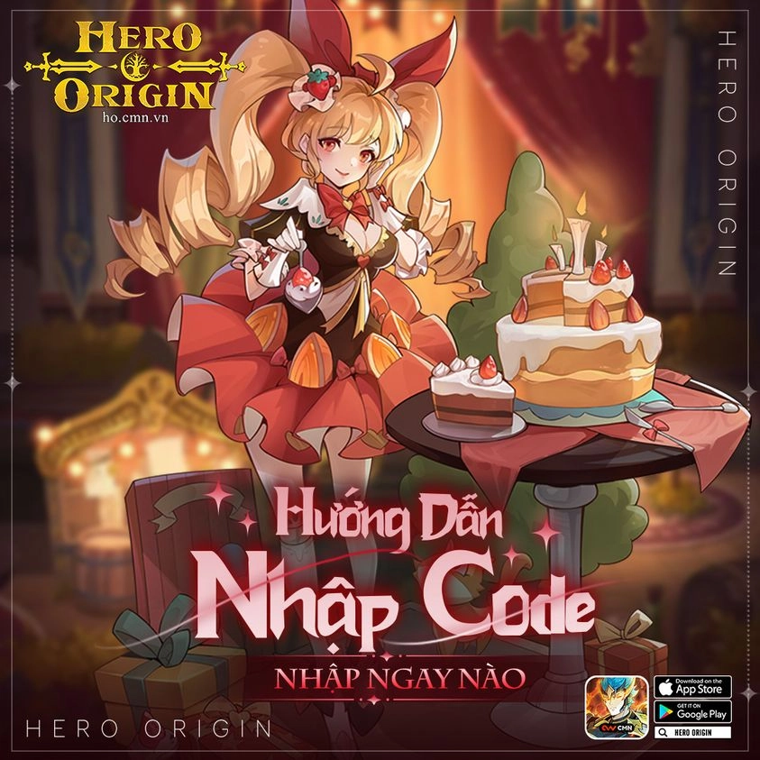 『GIFTCODE』Hero Origin và chuỗi sự kiện GIFTCODE