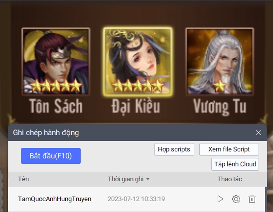 『HƯỚNG DẪN』Reroll Tam Quốc Anh Hùng Truyện nhiều tài khoản nhanh và chuẩn nhất
