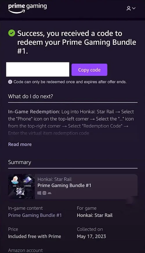 『HƯỚNG DẪN』Honkai:Star Rail: Nhận Free Ngọc Ánh Sao Sự Kiện Prime Gaming