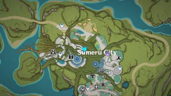 Emplacements des personnages de Genshin Impact Windblume - Emplacement de Dehya sur la carte