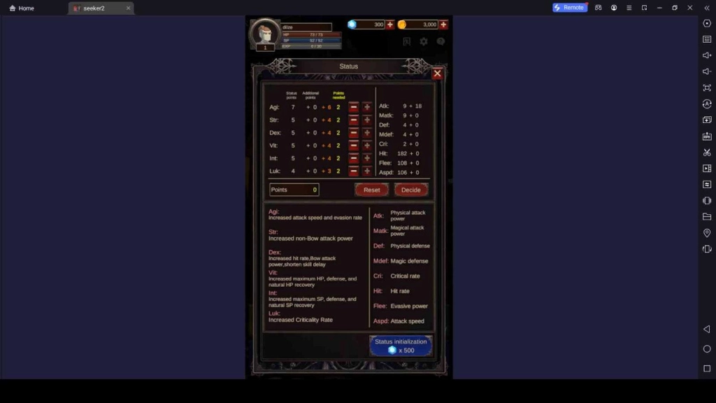 Choosing the Stats
