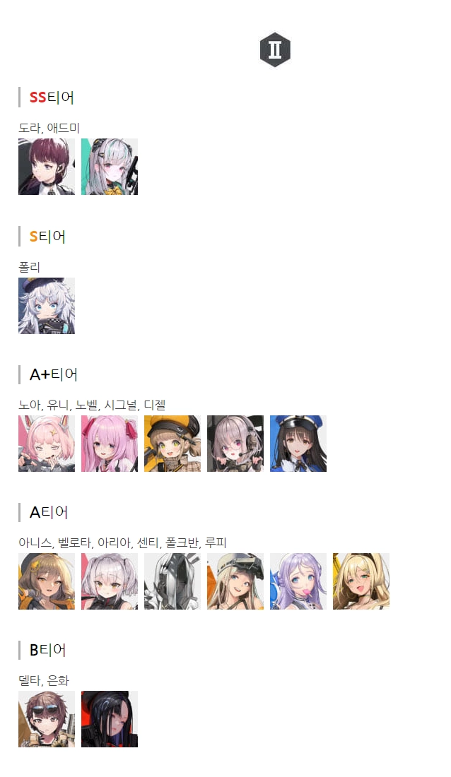[공략] 승리의 여신 니케 리세마라 티어표(등급표)