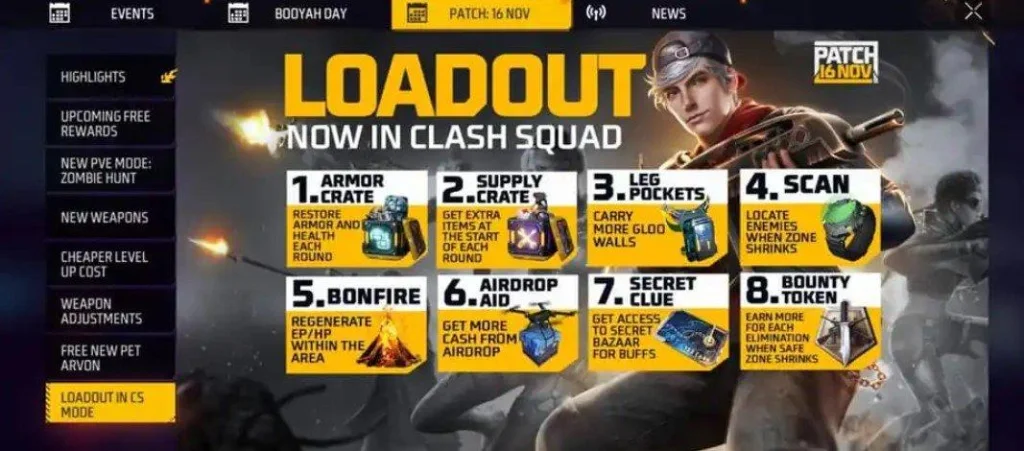 Notes de mise à jour OB37 Free Fire, nouvelles armes, nouvel animal de compagnie, etc.