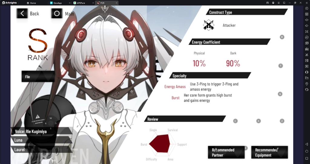 Punishing Gray Raven Beginners Support Guide - Free Six Star Construct