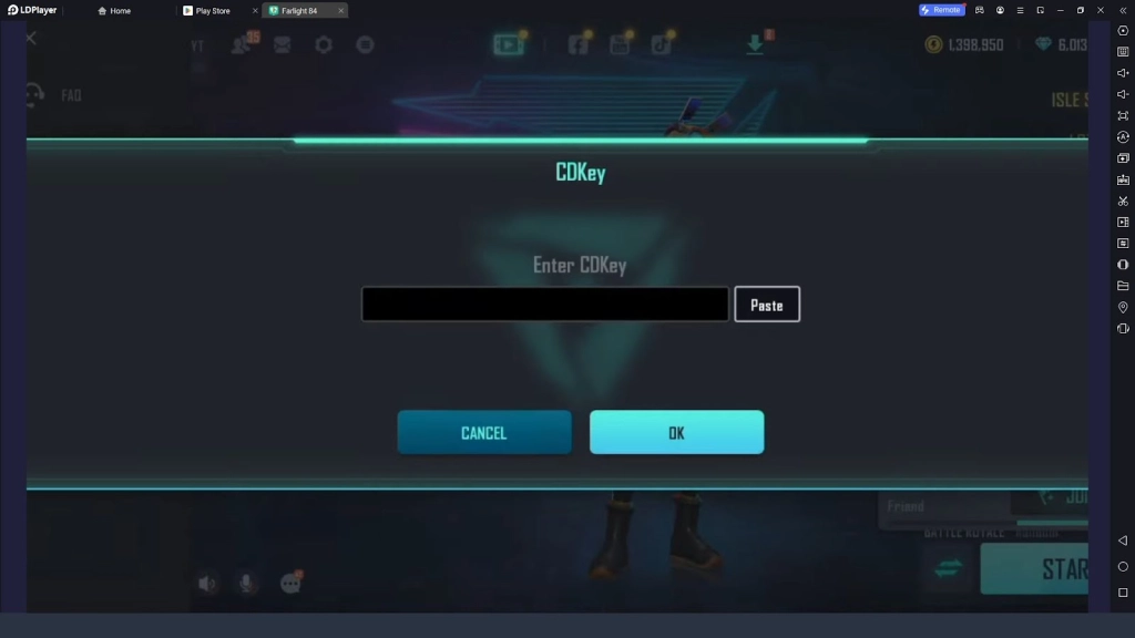 Using Farlight 84 Redeem Codes