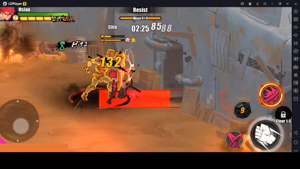 Effectuer des combos