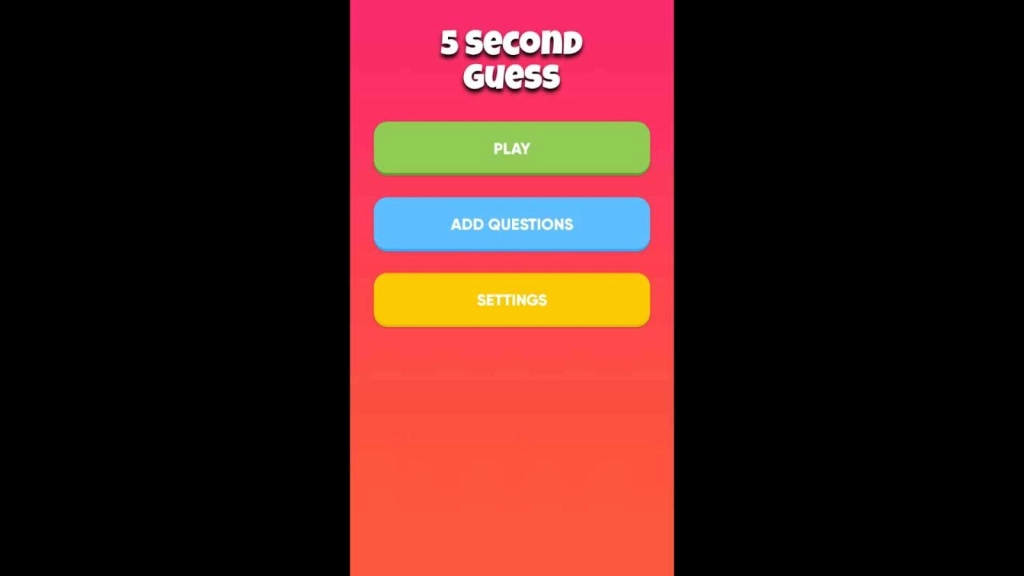 5 Second Guess – Group Game