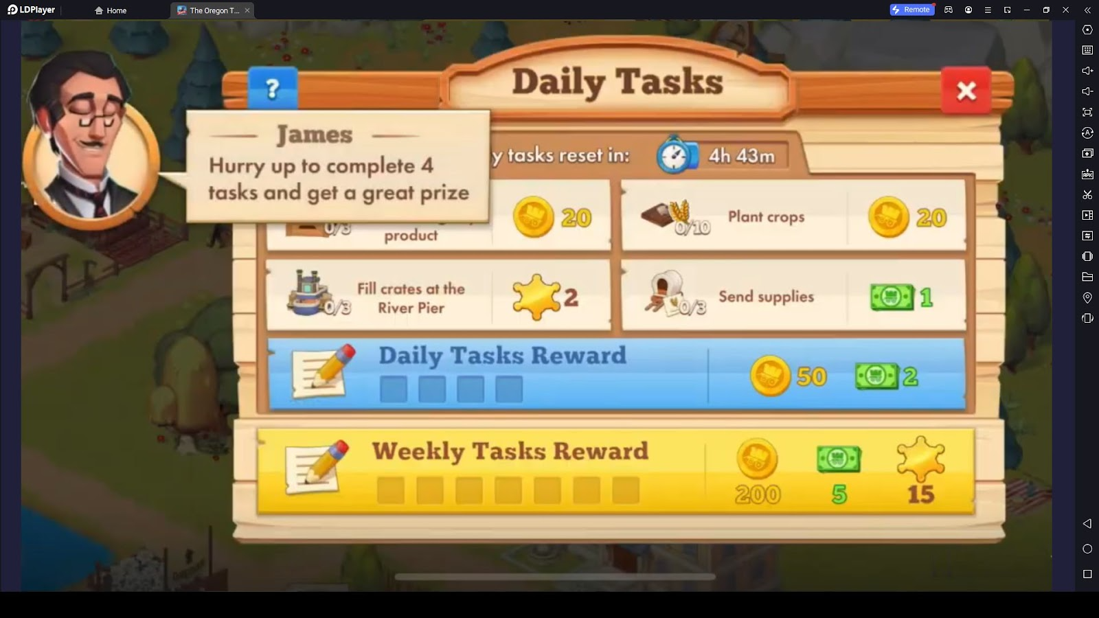 Missions and Tasks