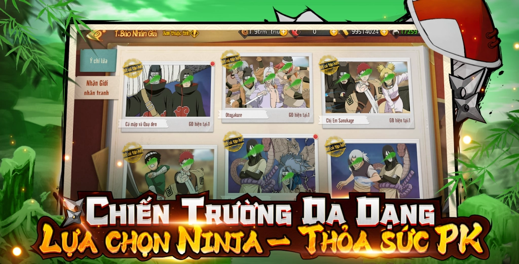 『HƯỚNG DẪN』Hướng dẫn trải nghiệm trước Ninja Đại Chiến bản global và bộ giftcode hỗ trợ test