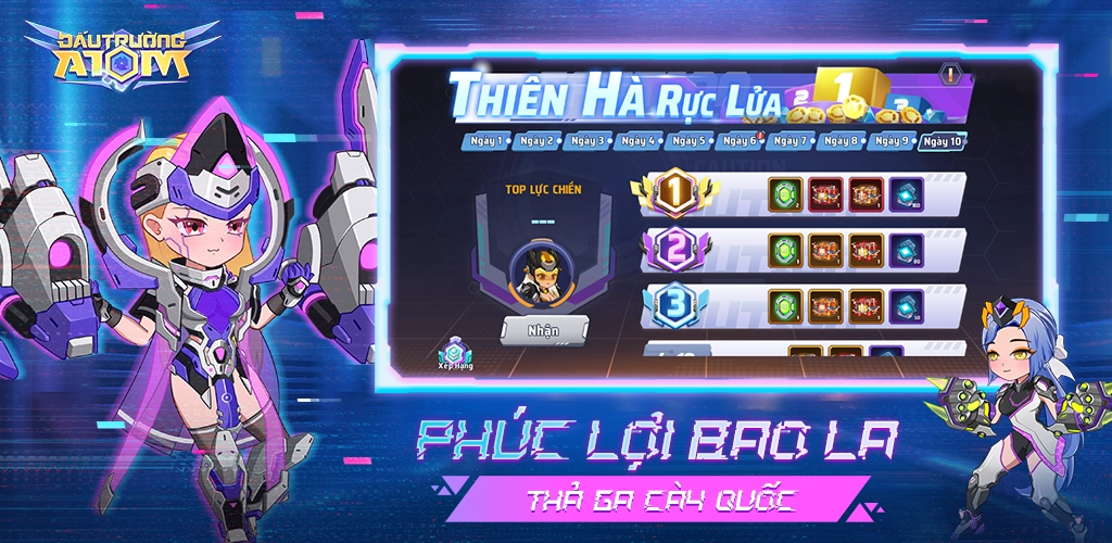 『GIFTCODE』Đấu Trường Atom tổng hợp giftcode và cách nhập