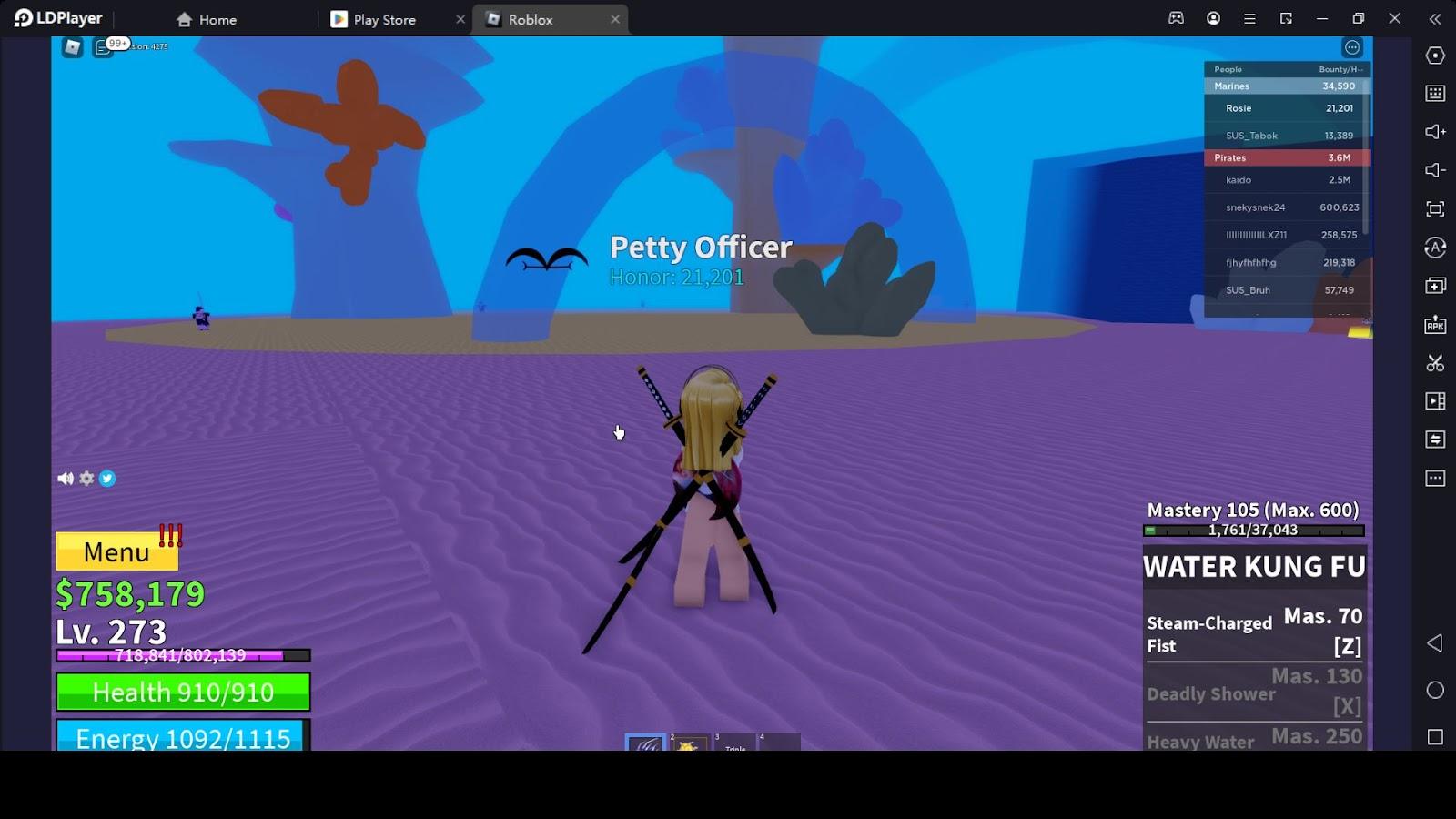 Hydra Island quests in Roblox Blox Fruits