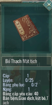 Kiếm Hiệp Tình 2 Mobile: Hệ Thống Mật Tịch Và Cách Nhận Phần 2