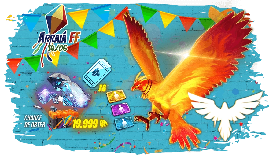 Celebre a festa junina no Arraiá Free Fire! Confira as novidades!