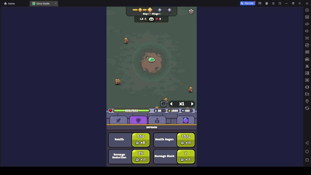 The Defense Tab