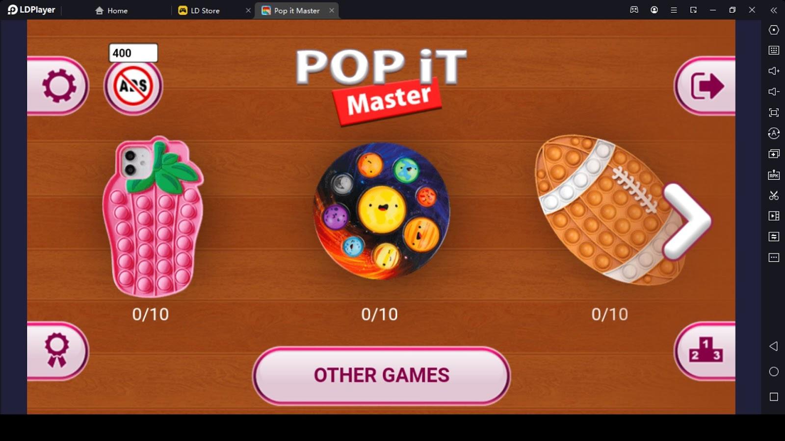 Pop It Master - Jogo Grátis Online