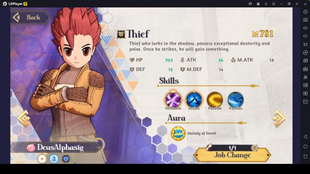 Ragnarok Arena Classes - Thief