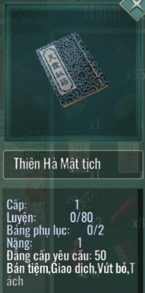 Kiếm Hiệp Tình 2 Mobile: Hệ Thống Mật Tịch Và Cách Nhận Phần 2