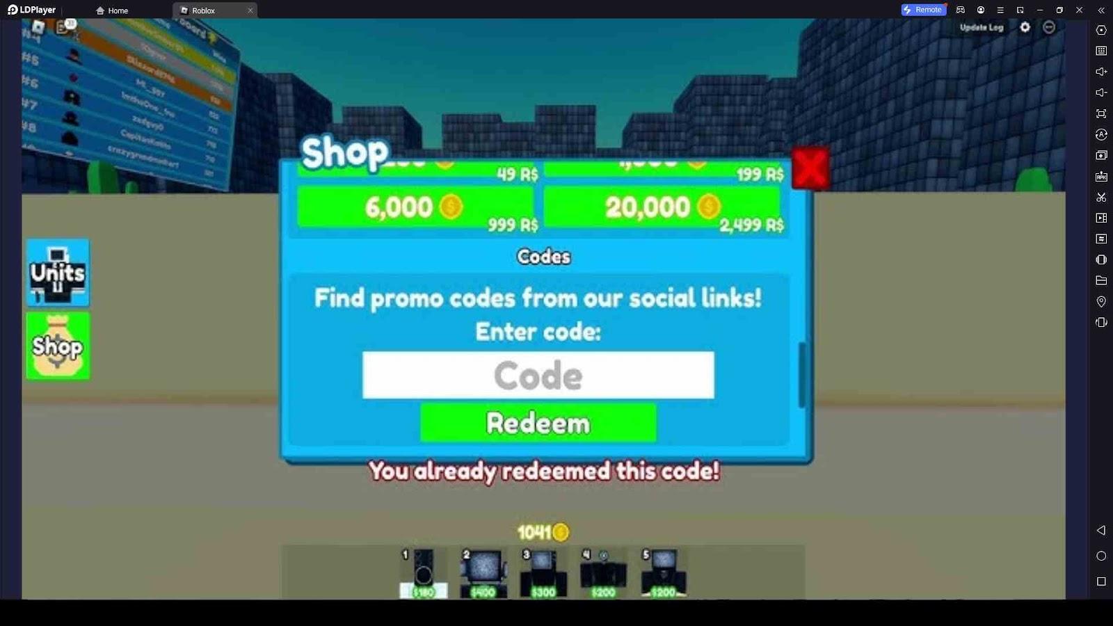 NEW* ALL WORKING CODES FOR TOILET TOWER DEFENSE IN 2023! ROBLOX TOILET TOWER  DEFENSE CODES 