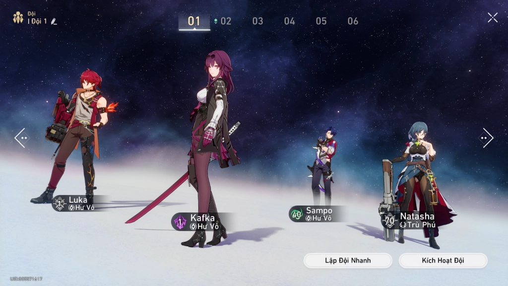 『HƯỚNG DẪN』Cách build Kafka chuẩn DPS và đội hình team DoT trong Honkai: Star Rail