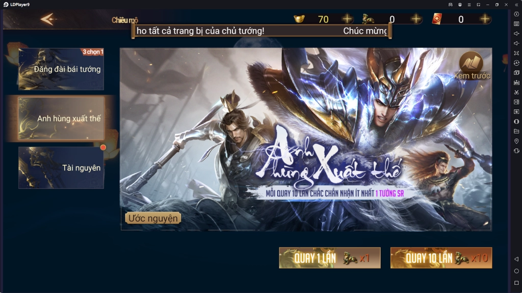 『HƯỚNG DẪN』Reroll CÁI THẾ TRANH HÙNG nhiều tài khoản cùng một lúc trên LDplayer ổn nhất