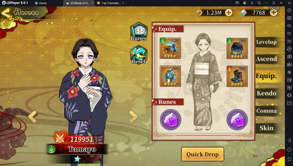 『HƯỚNG DẪN』Rage of Demon King: Hướng Dẫn Build Nhân Vật Tamayo - Hỗ Trợ Đa Năng Nhất