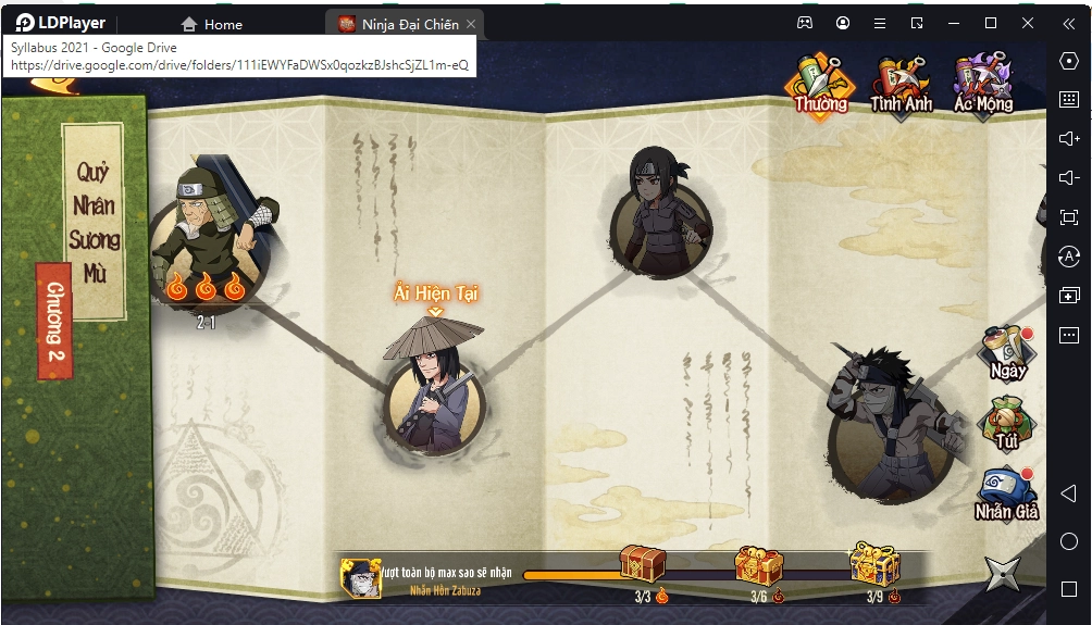 『HƯỚNG DẪN』Ninja Đại Chiến: Hướng Dẫn Tân Thủ Chơi Chuẩn Giai Đoạn Đầu