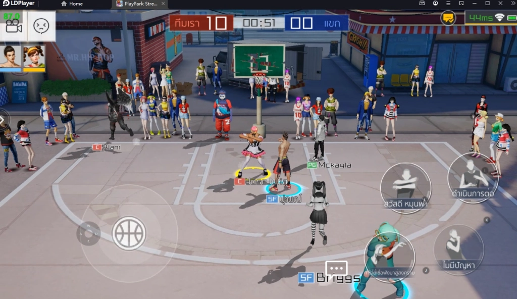 StreetBallers (SEA) เกมสตรีทบาสที่สมจริงสุดๆ แนะนำวิธีตั้งค่า Controller และเล่นแบบ FULL HD 120 FPS บน LDPlayer9