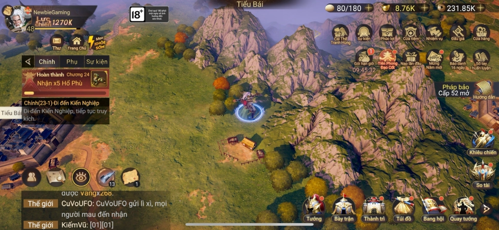 『HƯỚNG DẪN』Cái Thế Tranh Hùng: Vị Trí Đào Kho Báu Từ Chương 1~15