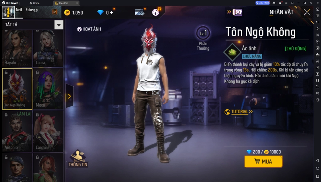 Garena Free Fire: Tier List/ Bảng Xếp Hạng Nhân Vật mới nhất