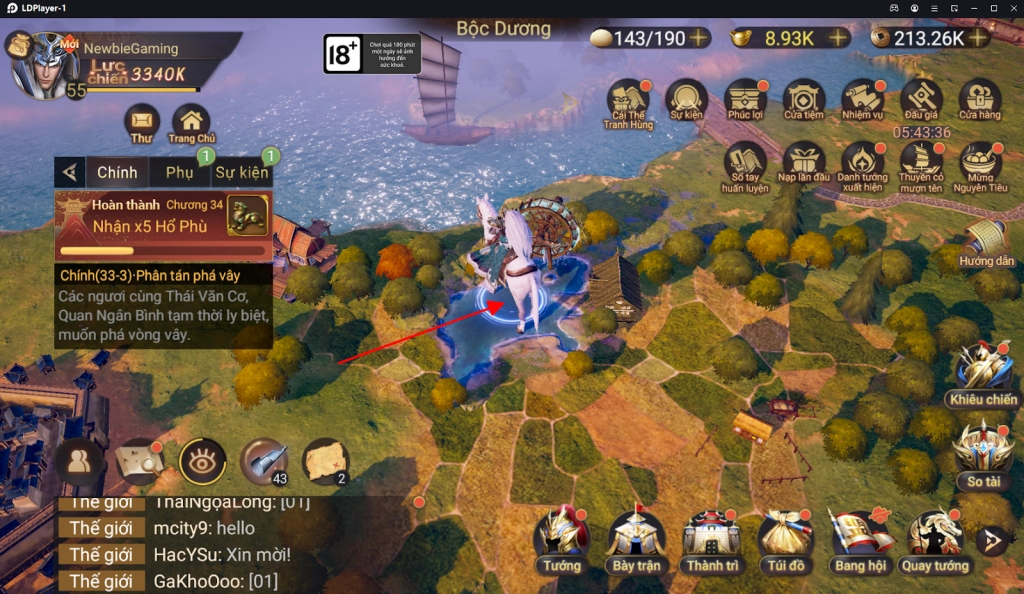 『HƯỚNG DẪN』Cái Thế Tranh Hùng: Vị Trí Đào Kho Báu Từ Chương 26 - 35